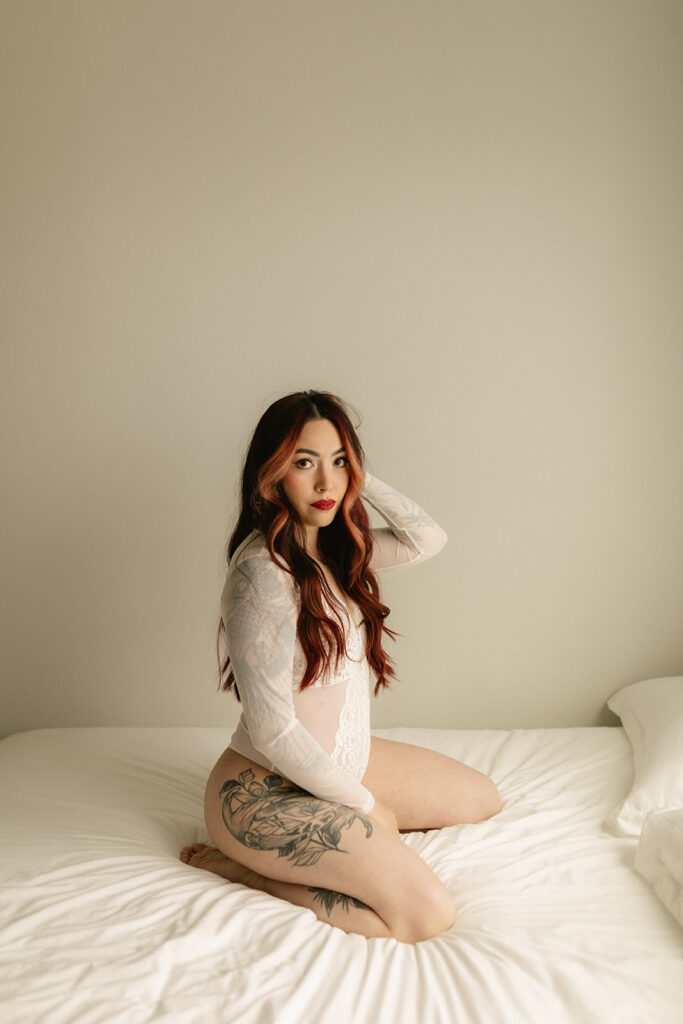 Boudoir outfit ideas photographed by Denver boudoir photographer
